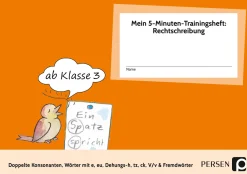 Mein 5-Min-Trainingsheft: Rechtschreibung 2, 3. Klasse