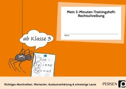 Mein 5-Min-Trainingsheft: Rechtschreibung 3. und 4. Klasse