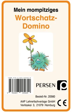 Mein mompitziges Wortschatz-Domino, Kartenspiel, 1. und 2. Klasse