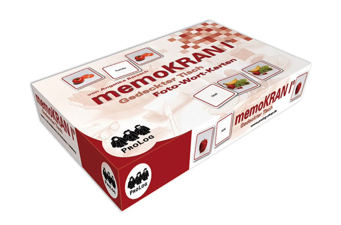memoKRAN® I Gedeckter Tisch, Spielmaterial
