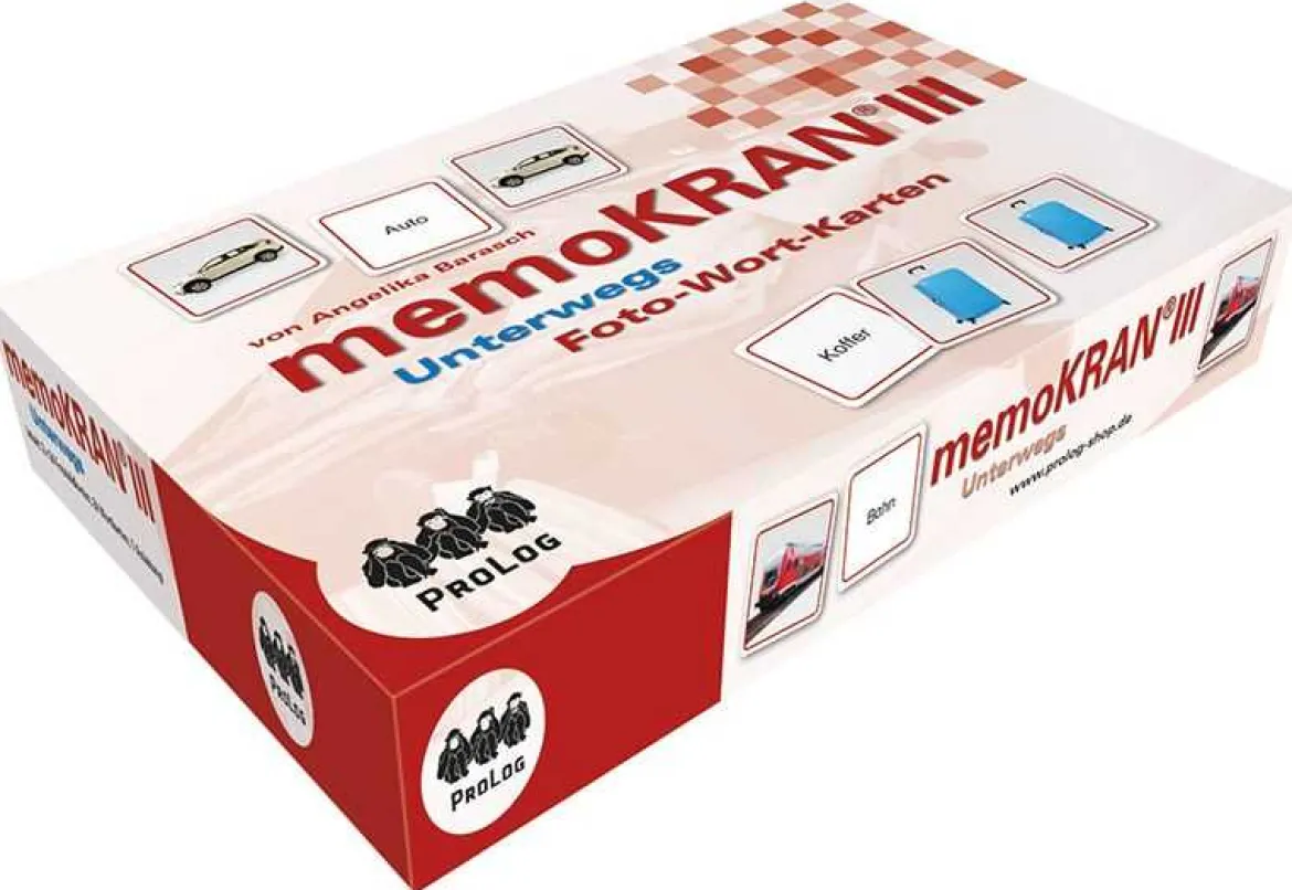 memoKRAN® III Unterwegs, Spielmaterial