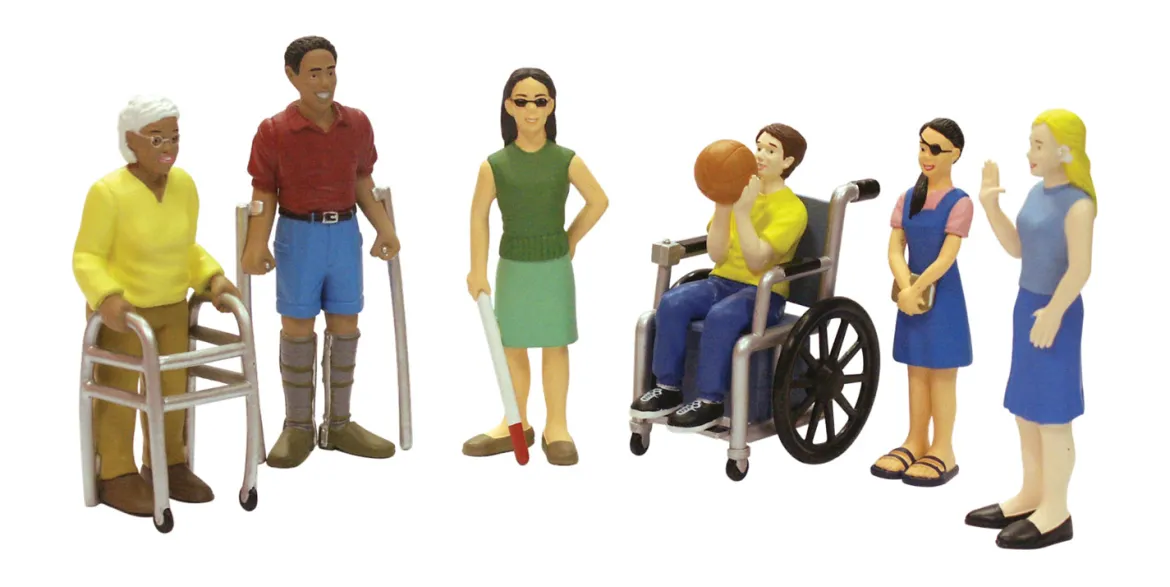 Menschen mit Handicap, Figuren-Set, ab 3 Jahre