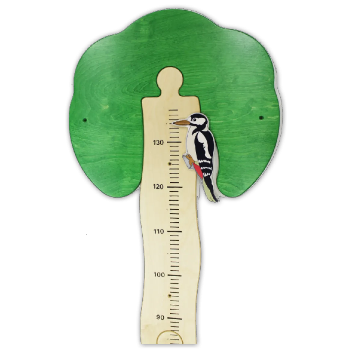 Messlatte Baum Specht