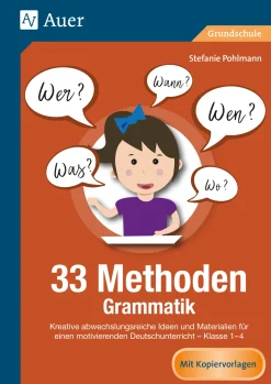 33 Methoden Grammatik, Buch, 1. bis 4. Klasse