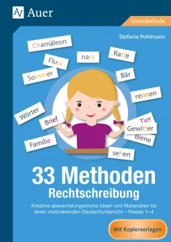 33 Methoden Rechtschreibung, Buch, 1. bis 4. Klasse