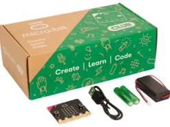 micro:bit Go, Starter Kit, Pocket-Mikrocontroller, Starter Set mit Boards, Kabel, Batterie-Packs, Batterien und Anleitung, 10 Stück (Club Bundle)