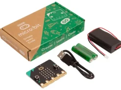 micro:bit Go, Starter Kit, Pocket-Mikrocontroller, Starter Set mit Boards, Kabel, Batterie-Packs, Batterien und Anleitung, einzeln