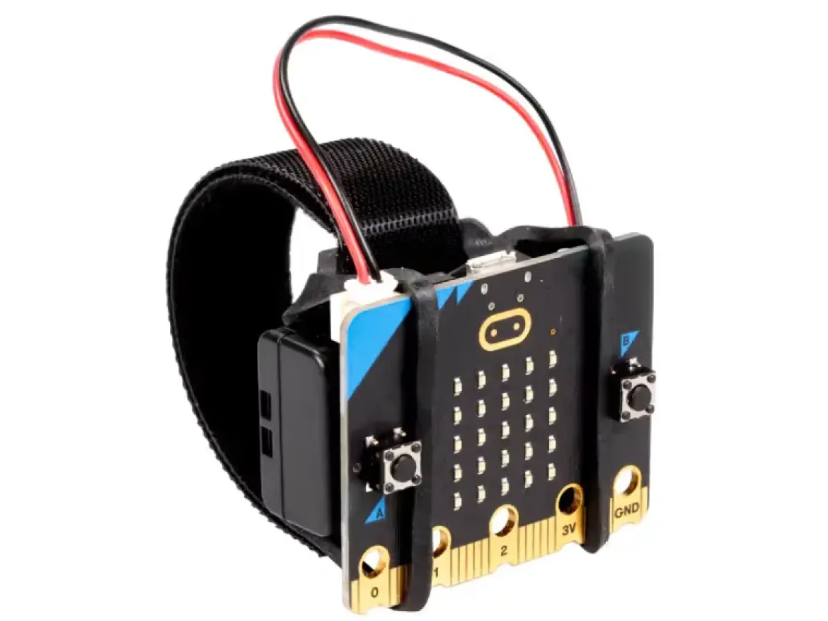 micro:bit Wearable, Pocket-Mikrocontroller, Set aus Halterung und verstellbaren Bändern, einzeln