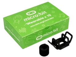 micro:bit Wearable, Pocket-Mikrocontroller, Set aus Halterung und verstellbaren Bändern, 10 Stück