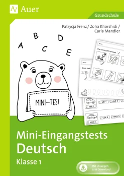 Mini-Eingangstests Deutsch - Klasse 1