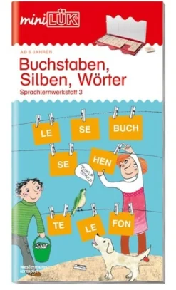 miniLÜK Buchstaben, Silben, Wörter, Heft, ab 6 Jahre