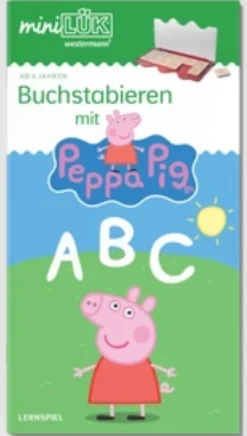 miniLÜK Buchstabieren Peppa Pig, Übungsheft, 4-6 Jahre