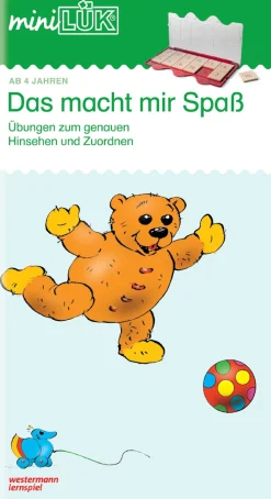 miniLÜK Das macht mir Spaß, Heft mit Zuordnungsspielen, ab 4 Jahre