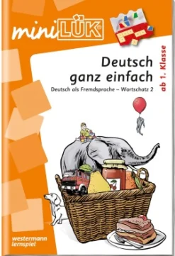 miniLÜK Deutsch ganz einfach - Wortschatz 2, Übungsheft, ab 1. Klasse