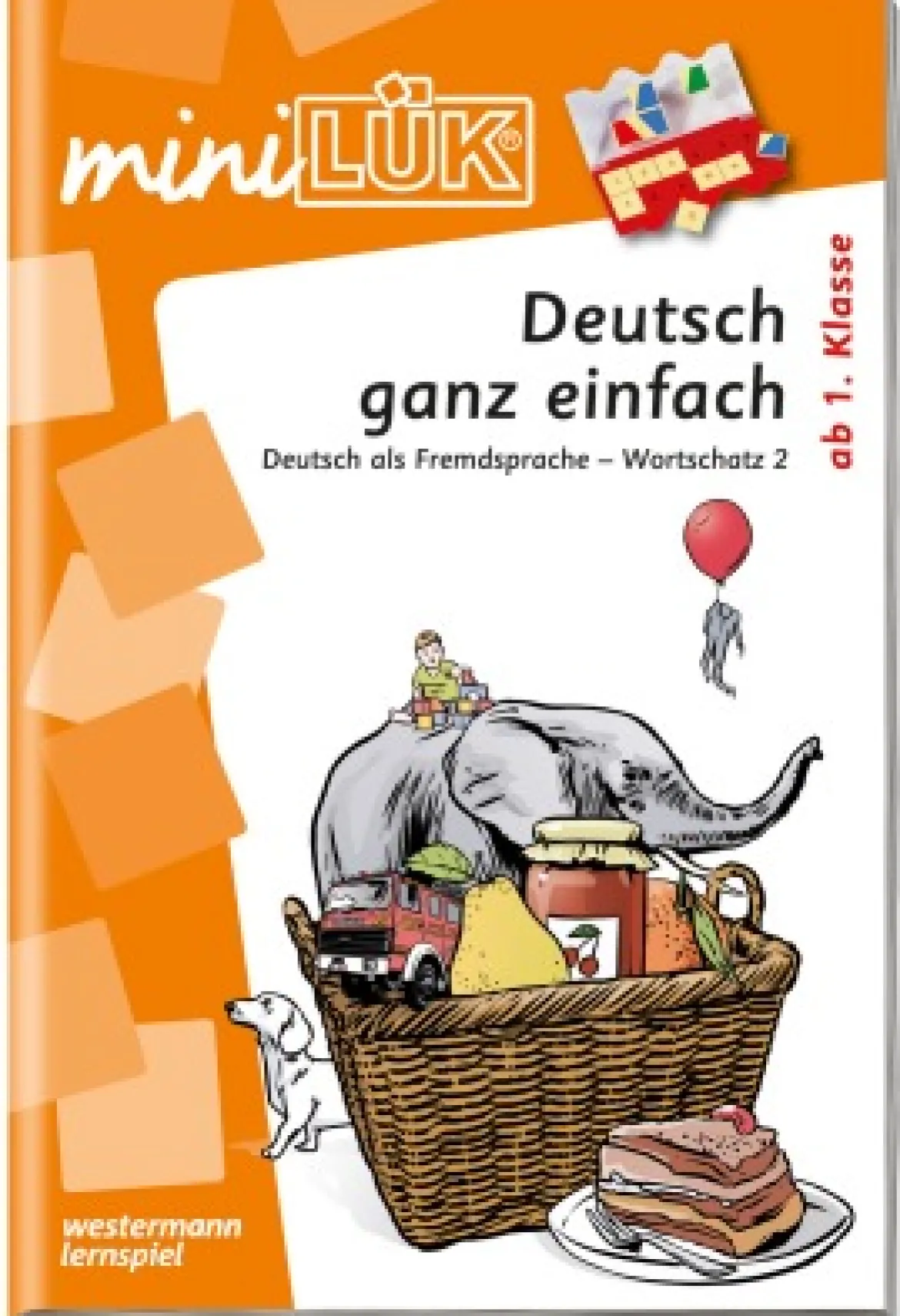 miniLÜK Deutsch ganz einfach - Wortschatz 2, Übungsheft, ab 1. Klasse