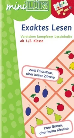 miniLÜK Exaktes Lesen, Heft, 1.-2. Klasse
