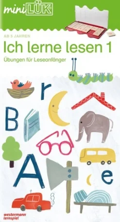miniLÜK Ich lerne lesen 1, Heft, ab 5 Jahre