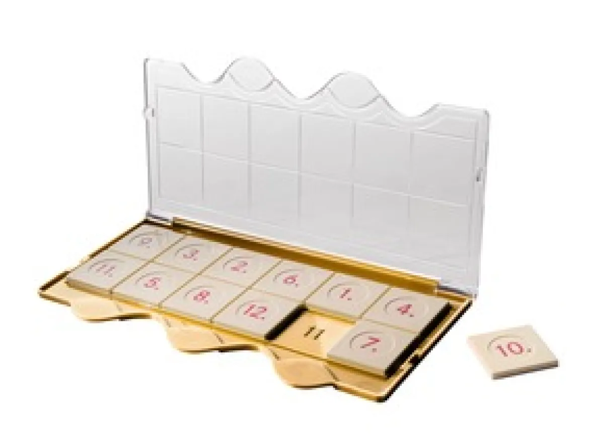 miniLÜK-Jubiläumsgerät Klarsichtdeckel Gold