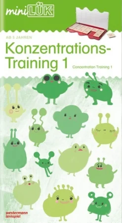 miniLÜK Konzentrationstraining, Heft, 1, 5-7 Jahre