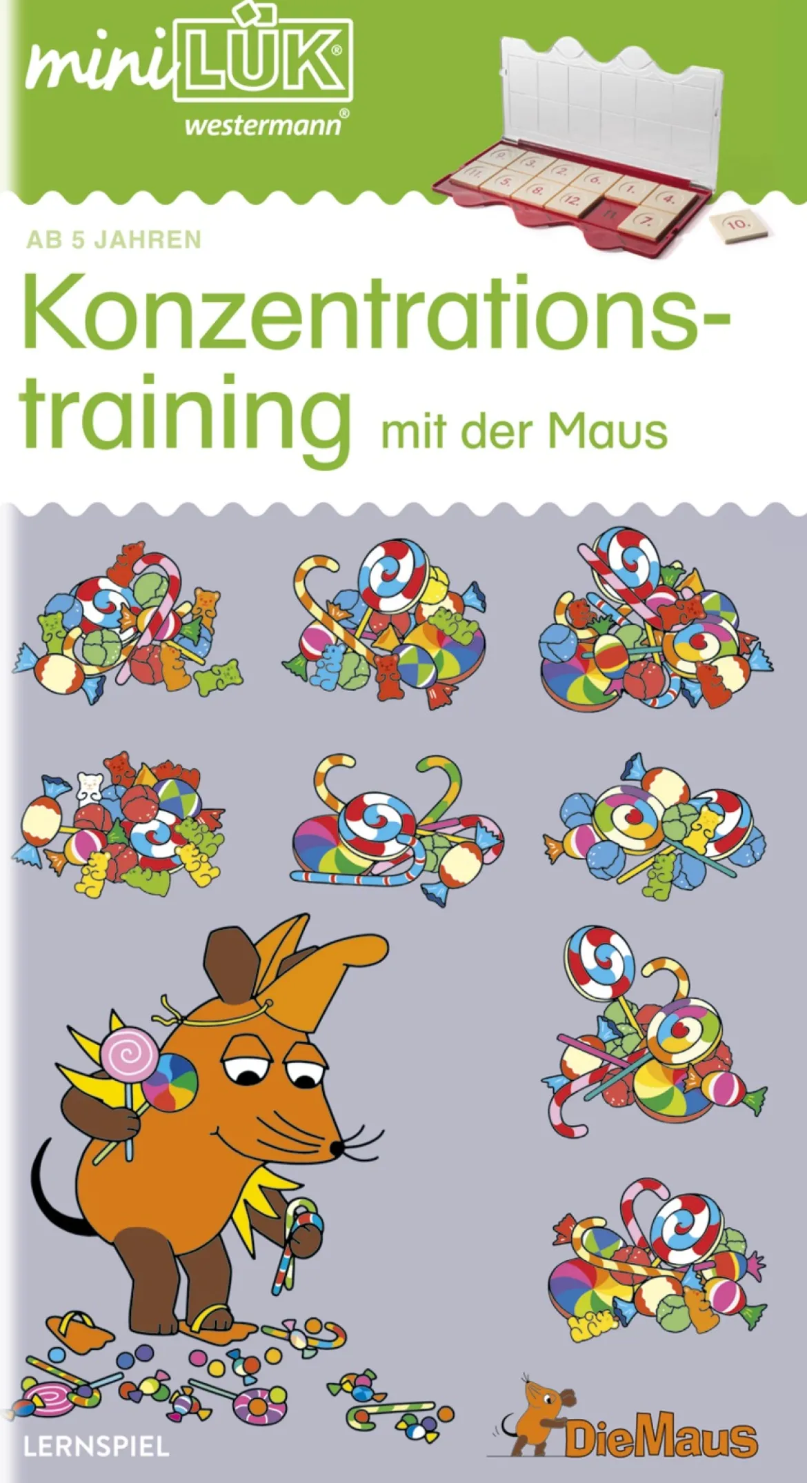 miniLÜK Konzentrationstraining mit der Maus, Heft, 5-6 Jahre