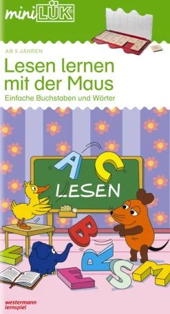 miniLÜK Lesen lernen mit der Maus 1, Heft, ab 5 Jahre