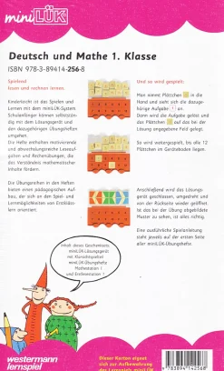miniLÜK Set Deutsch und Mathe, 2 Hefte inkl. Kontrollgerät, 1.Klasse