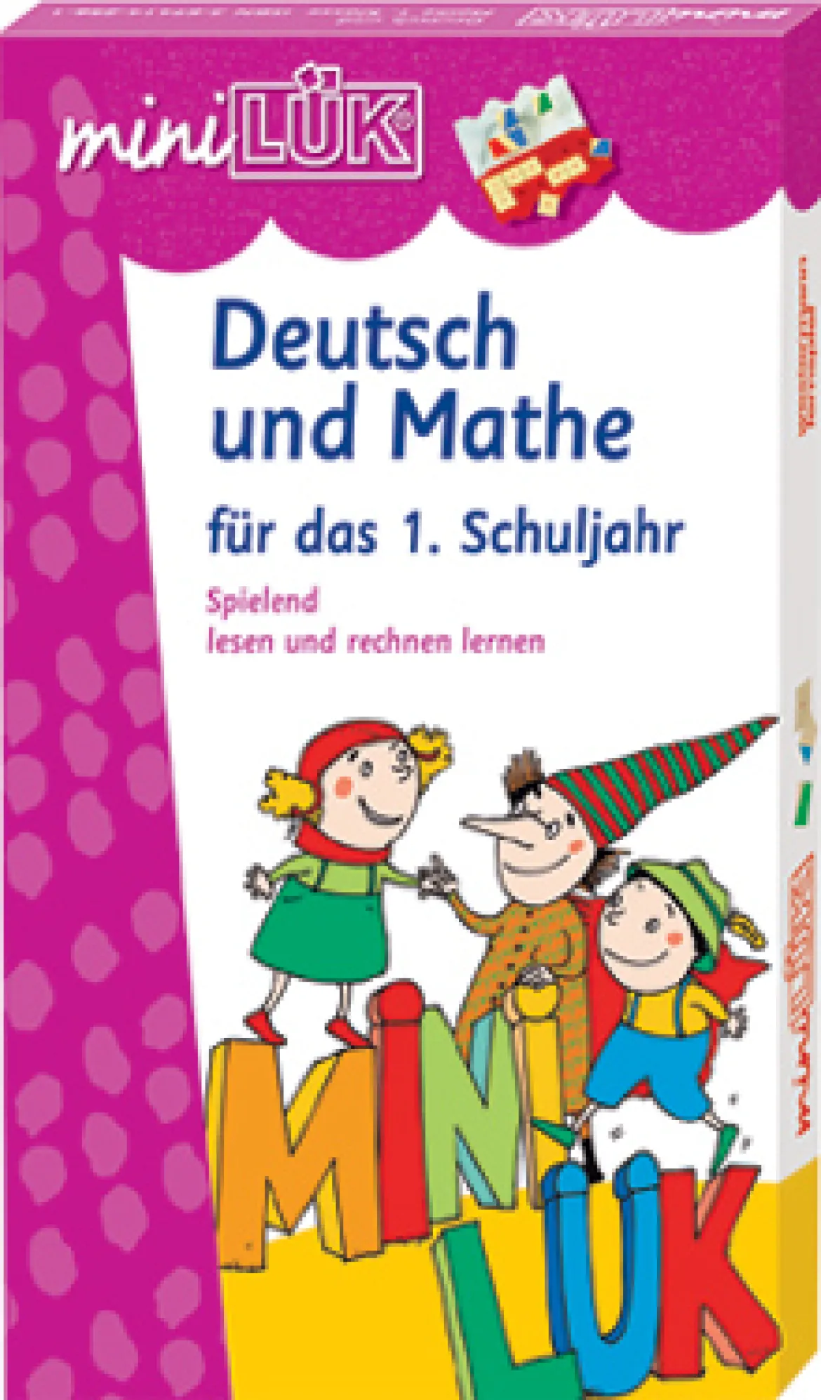miniLÜK Set Deutsch und Mathe, 2 Hefte inkl. Kontrollgerät, 1.Klasse