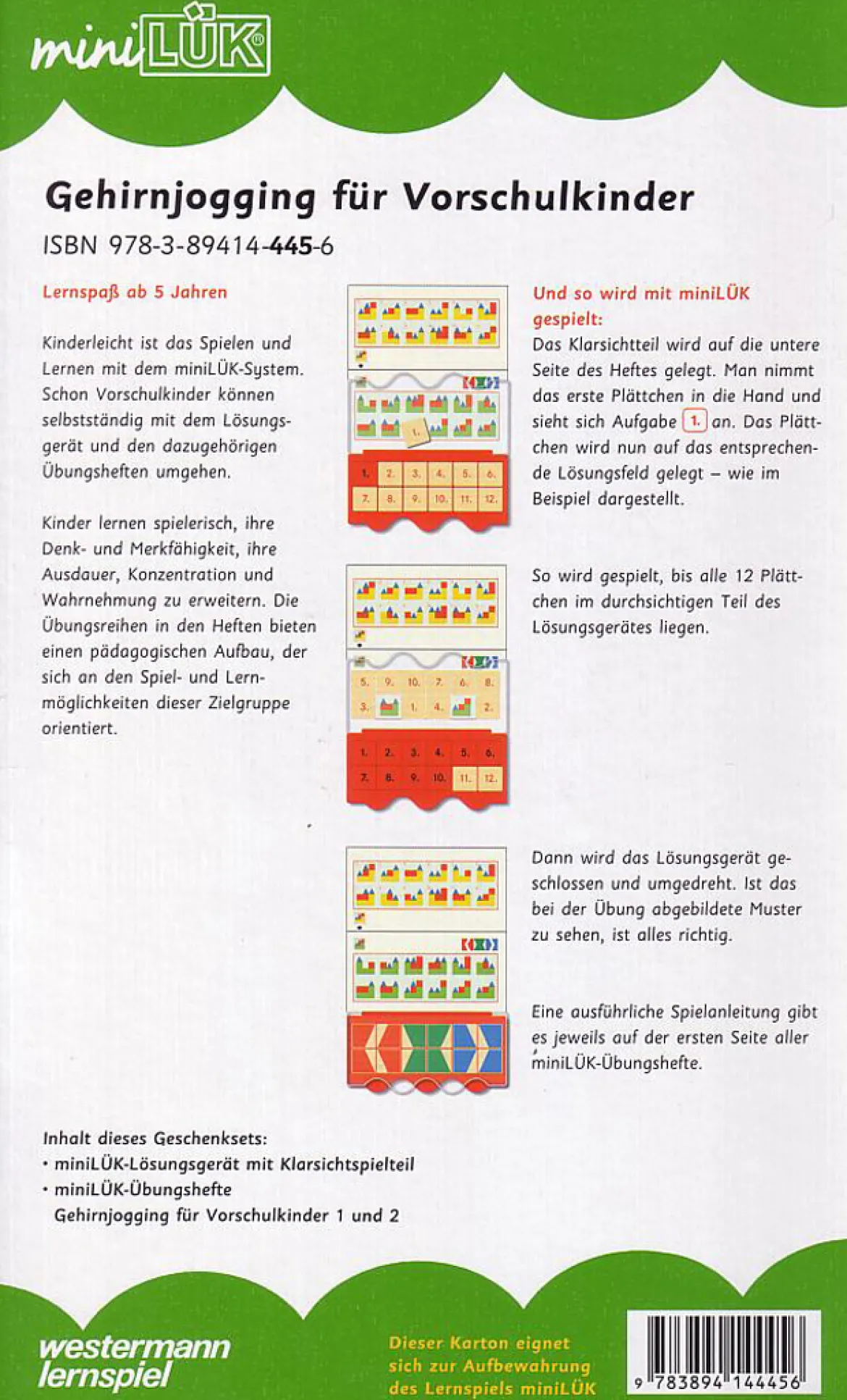 miniLÜK Set-Gehirnjogging VS-Kinder, 5-7 Jahren