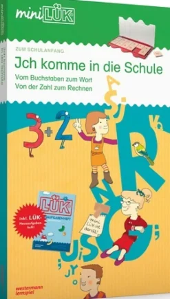 miniLÜK Set Ich komme in die Schule, 3 Hefte inkl. Lösungsgerät, ab 6 Jahre