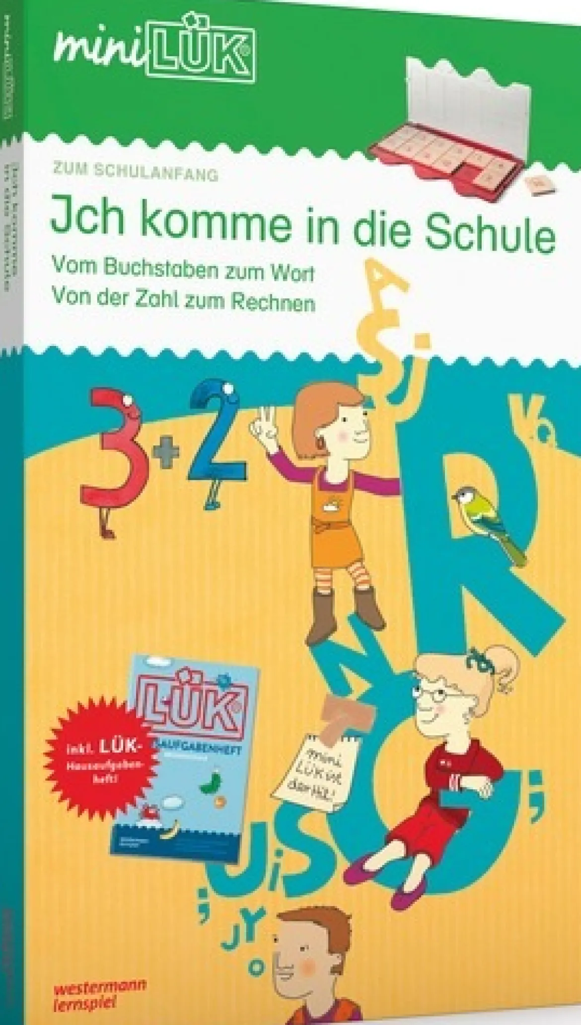 miniLÜK Set Ich komme in die Schule, 3 Hefte inkl. Lösungsgerät, ab 6 Jahre