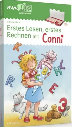 miniLÜK-Set 1. Lesen+Rechnen Conni, 6-7 Jahre, Klasse 1