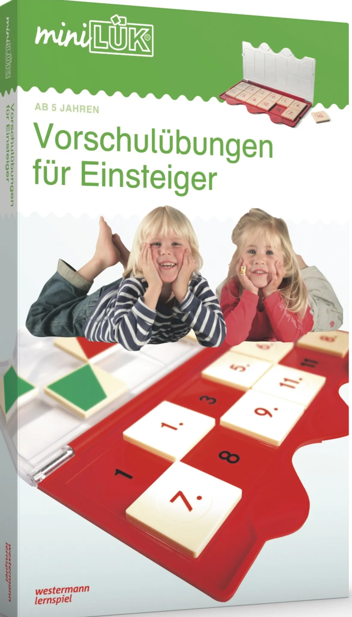 miniLÜK Set Vorschulübungen für Einsteiger, Heft und Lösungsgerät, ab 5 Jahre