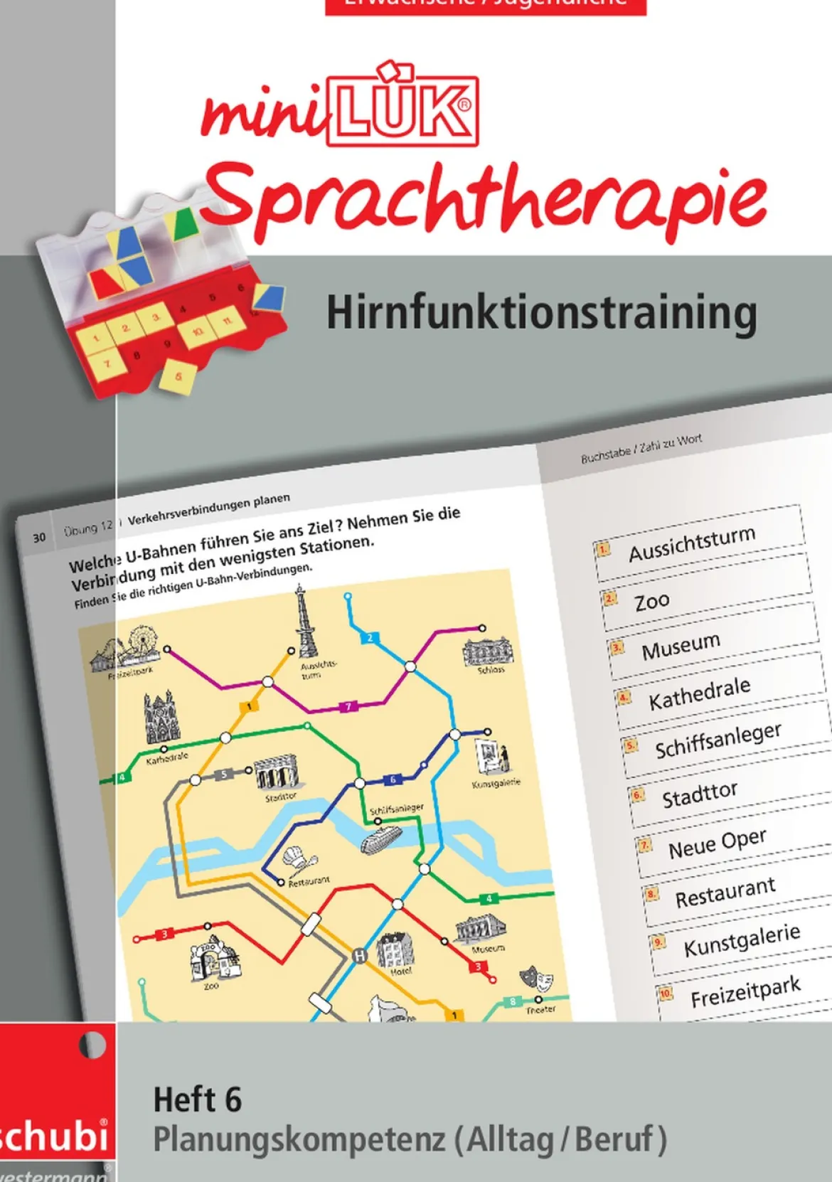 miniLÜK-Sprachtherapie - Hirnfunktionstraining, Heft 6, ab 16 Jahre