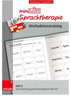 miniLÜK-Sprachtherapie - Hirnfunktionstraining, Heft 5, ab 16 Jahre