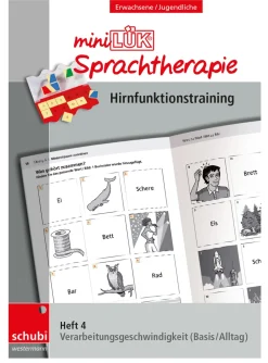 miniLÜK-Sprachtherapie - Hirnfunktionstraining, Heft 4, ab 16 Jahre