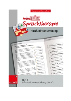 miniLÜK Sprachtherapie - Hirnfunktionstraining, Heft 3, ab 16 Jahre