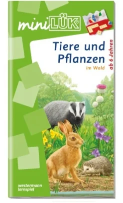 miniLÜK Tiere und Pflanzen im Wald, Übungsheft, ab 6 Jahre