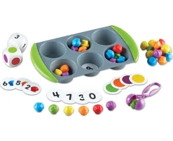Mini-Muffin Zähl- und Sortierspiel, 3-7 Jahre