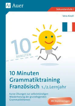 10-Minuten-Grammatiktraining Französisch, Buch, 1.-2. Lernjahr