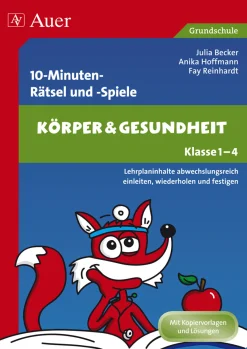 10-Minuten-Rätsel und -Spiele Körper & Gesundheit, Buch, 1. bis 4. Klasse
