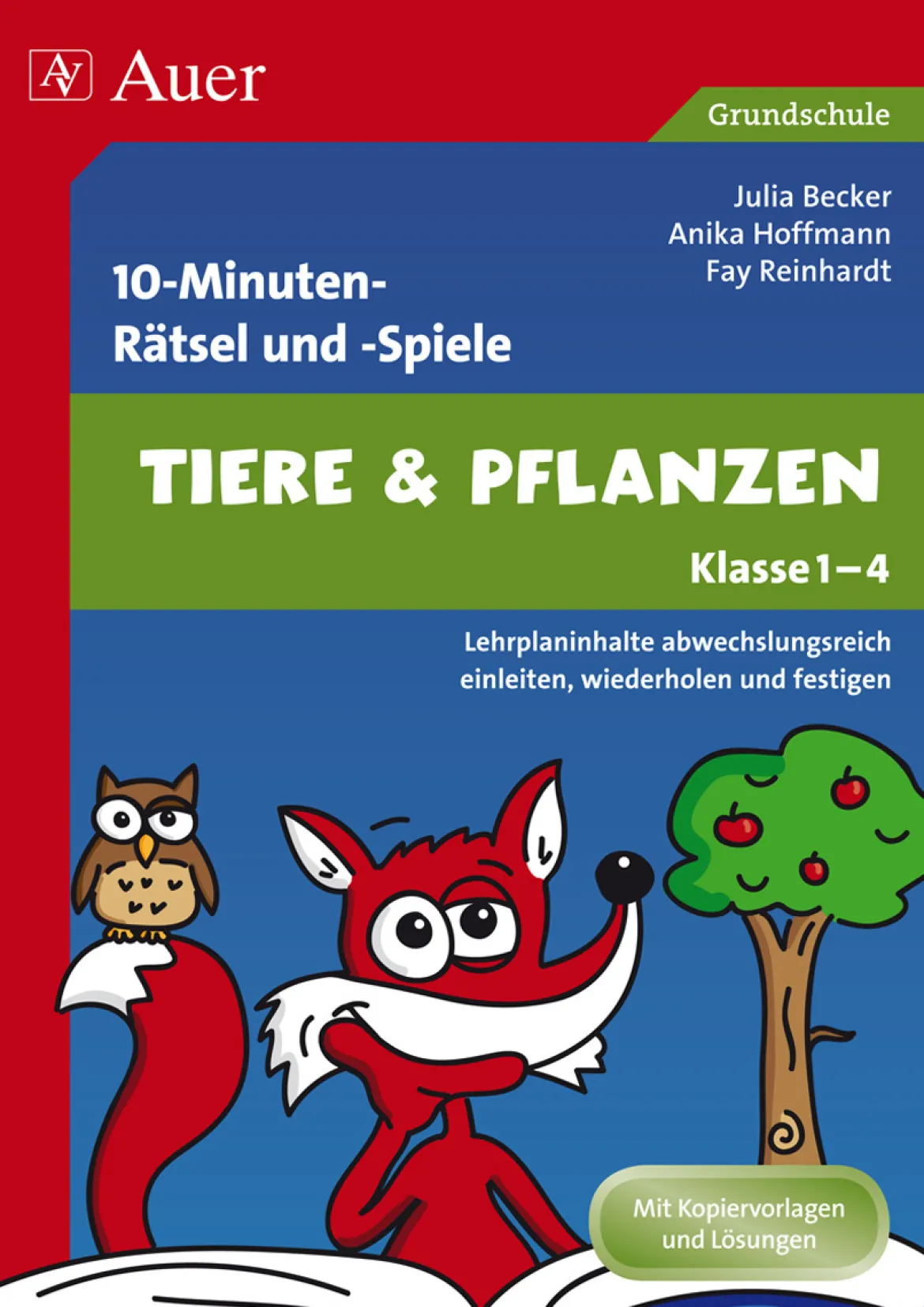 10-Minuten-Rätsel und -Spiele Tiere & Pflanzen, Buch, 1. bis 4. Klasse