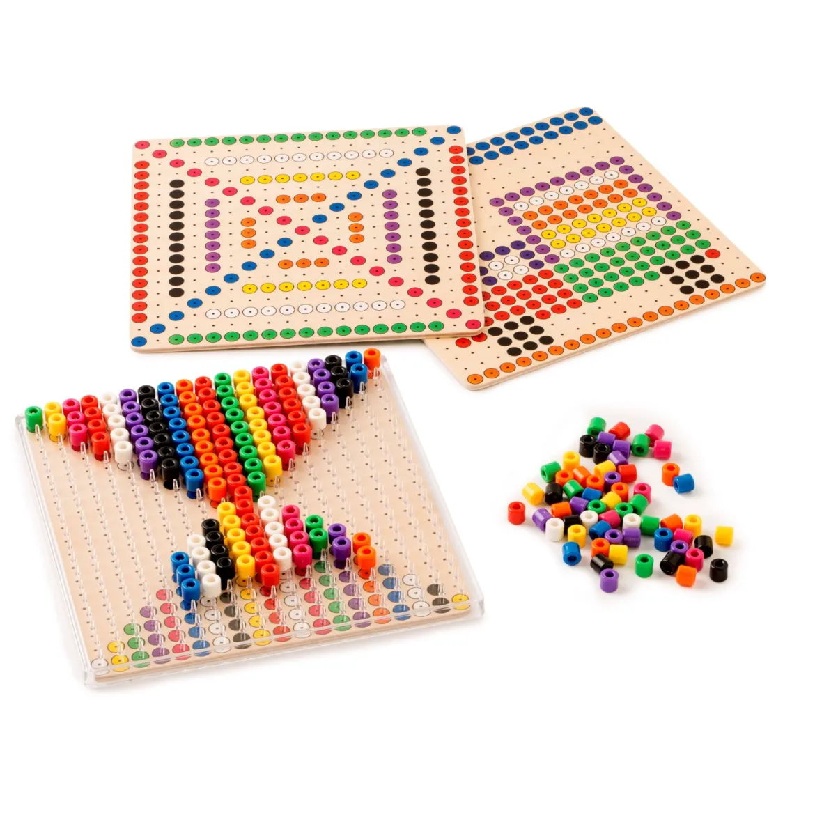 Mit Perlen bauen, Perlen-Steckspiel, 3-7 Jahre