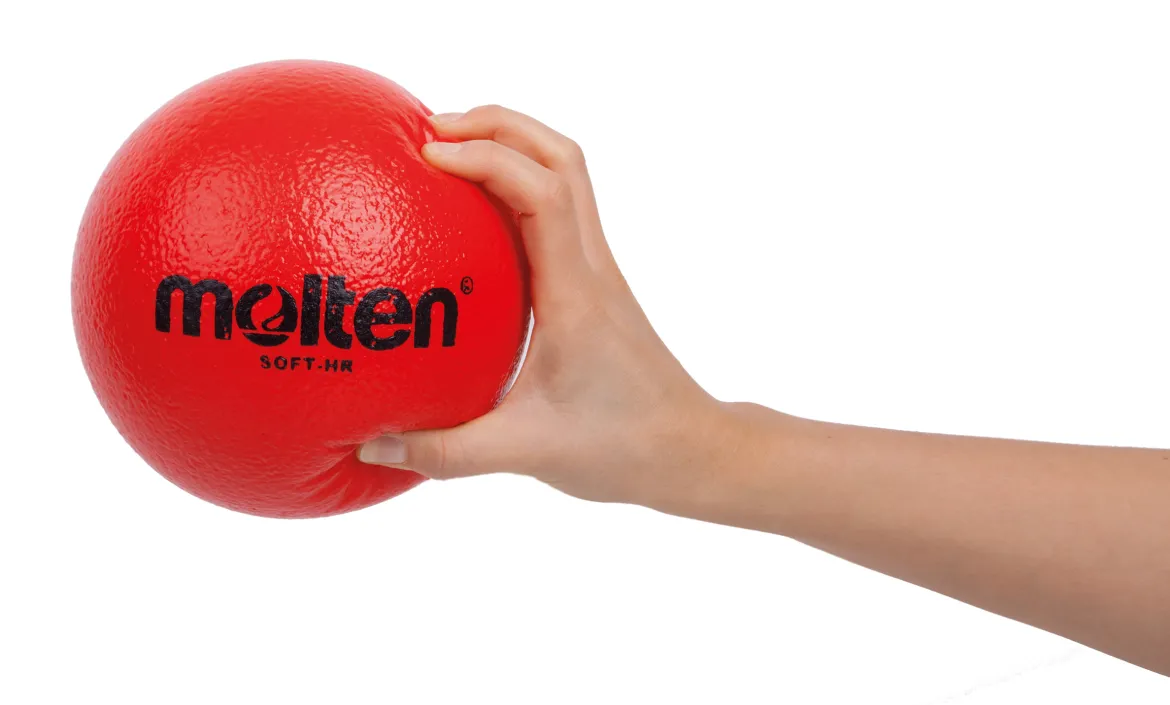 Molten Schaumstoffball, Soft-HR 16 cm, rot