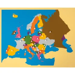 Montessori Puzzlekarte Europa, ab 5 Jahre
