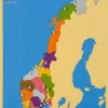 Montessori Puzzlekarte Norwegen, ab 5 Jahre
