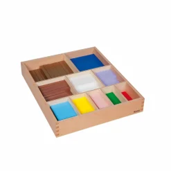 Montessori Rechenstäbchen farbig im Kasten