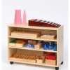 Montessori-Wagen, fahrbares Regal mit Sinnesmaterial, ab 3 Jahre