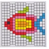 Mosaik-Arbeitskarten, 6 Stück