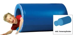 Motorikrolle mit Innenteil MAXI blau/hellblau, 100x60/40 cm Durchmesser
