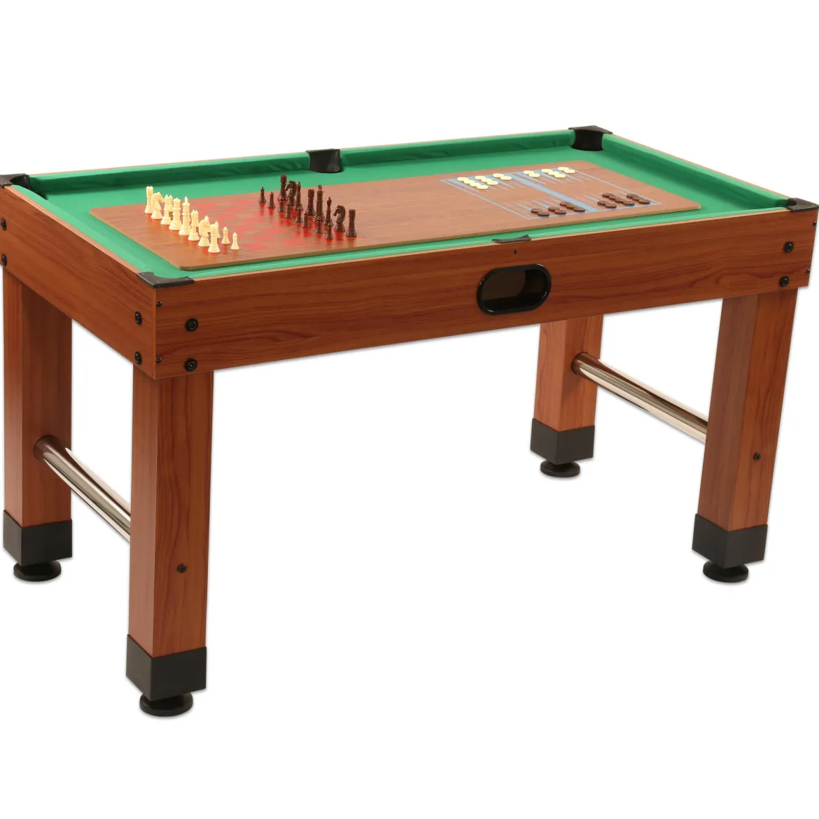 Multi-Spieltisch 9in1 in Kirschholz-Dekor